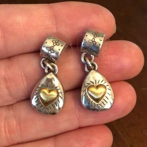 Brighton beautiful heart earrings